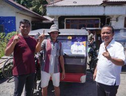 Sarapan Bersama Abang Becak, Pasangan KEDAN Janji Akan Teruskan Bansos