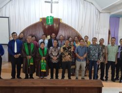Pasangan KEDAN di Doakan Jemaat GKPI Pearaja Sorkam