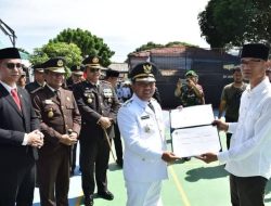 Wali Kota Sibolga Serahkan Remisi Kepada 761 Warga Binaan Lapas Kelas II A Sibolga