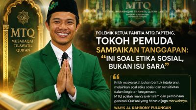 Polemik Ketua Panitia MTQ Tapteng Jadi Sorotan, Tokoh Pemuda Minta Pemerintah Peka Terhadap Etika Sosial
